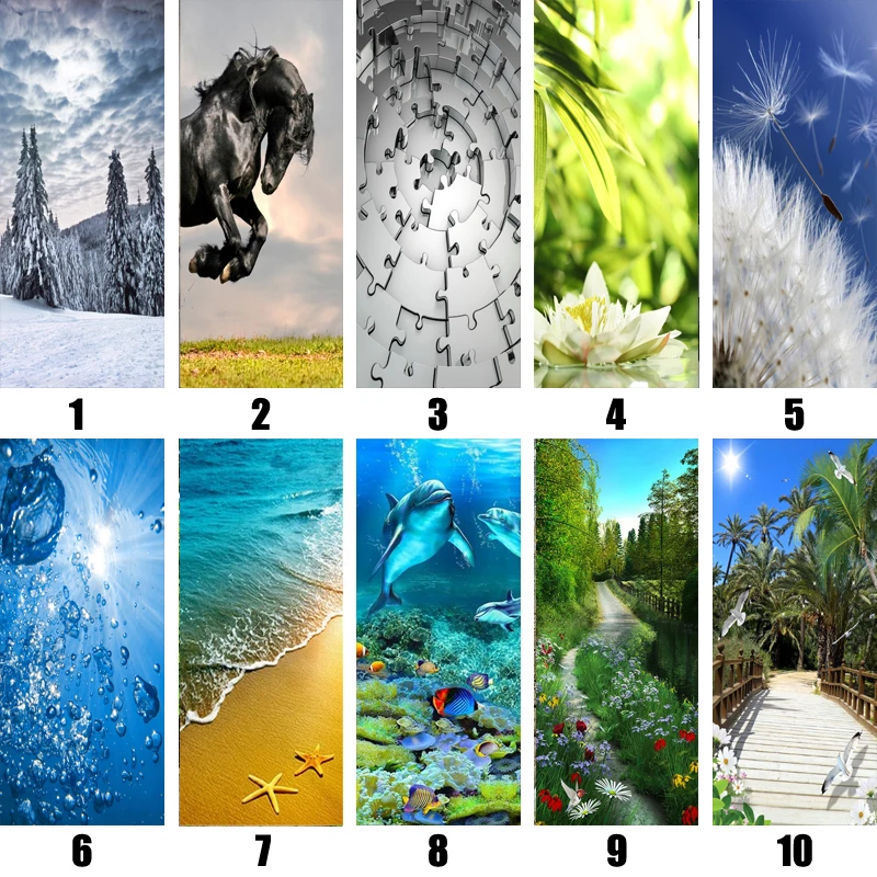 Креативная наклейка на дверь современные морские обои Настенная Наклейка s стену