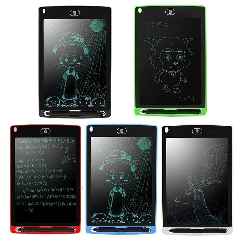 Lcd Writing Tablet Xmas Gift For Kids Electric Drawing Board Digital Graphic Pad With Pen 12/10/8.5inch Montessori | Игрушки и хобби