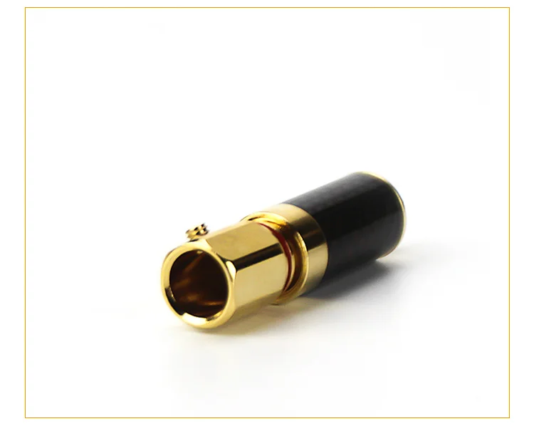 QINCROWN позолоченный медный RCA штекер Mayitr прочный RCA винты разъема пайки Блокировка аудио-видео штекер