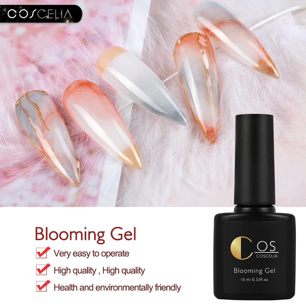 COSCELIA 10 мл Многофункциональный Гель-лак для ногтей гель с рисунком цветения
