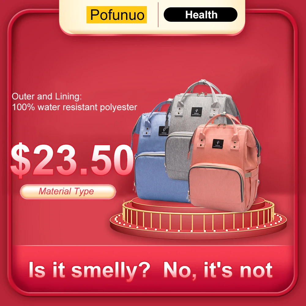 

Diaper Bags Mummy Bag Large Capacity Mom Nappy Travel Backpack Nursing for Baby Care Women's Fashion Multi-function Waterproof