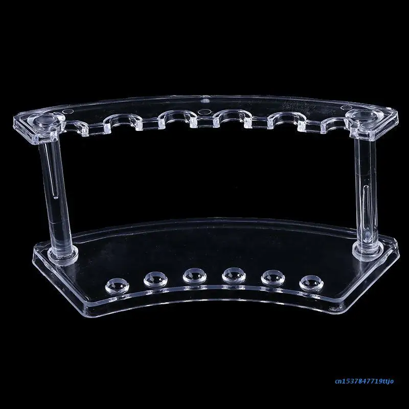 

583D Plastic 6 Slot Pen Jewelry Display Holder Stand Display Rack High Quality