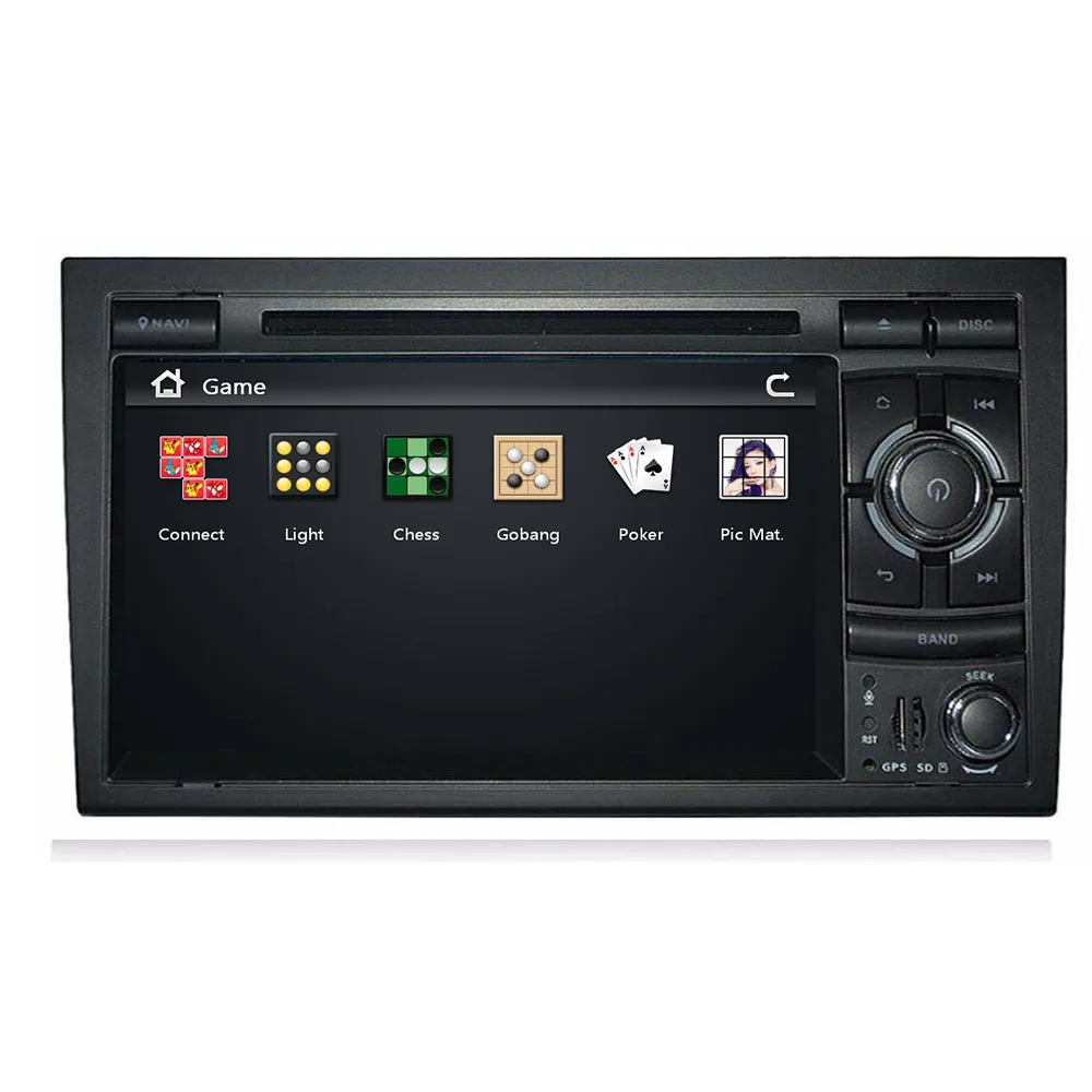 2 DIN автомобильный DVD GPS для Audi A4 S4 2002 2008 с dvd плеером радио навигацией аудио