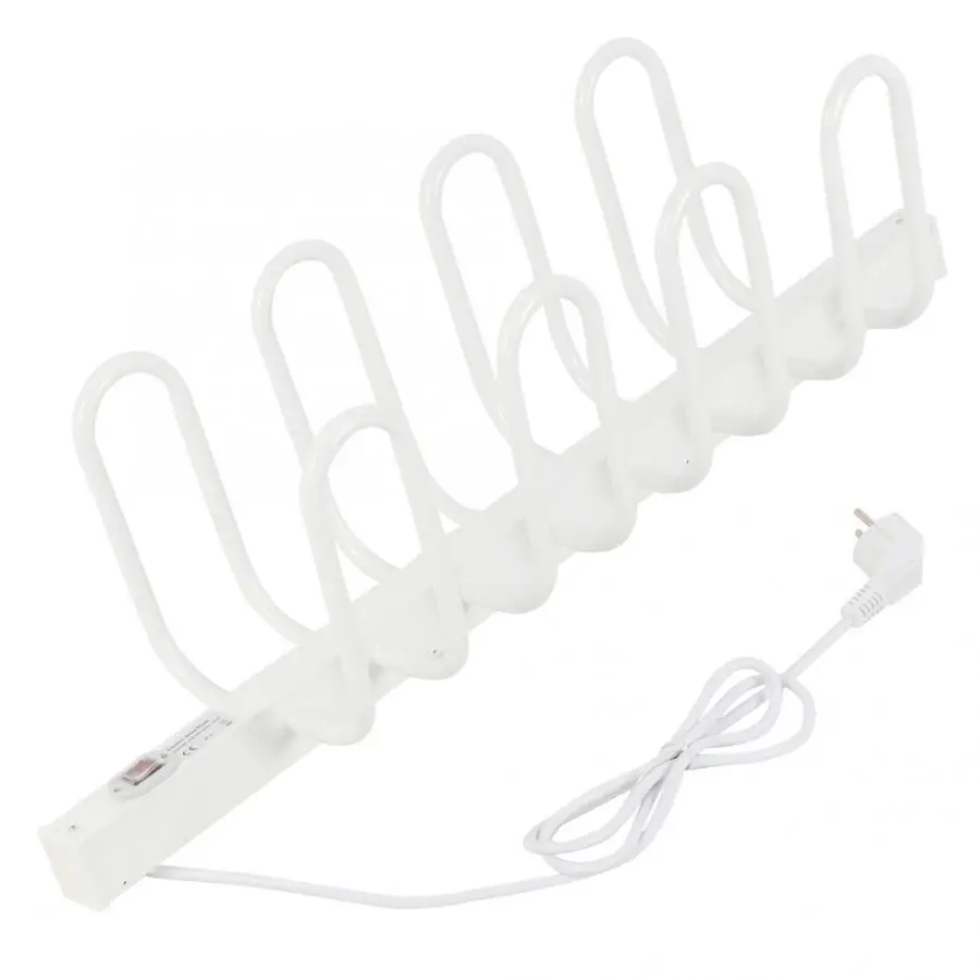 

Shoe Dryer Household Intelligent Thermostat Electric Shoe Dryer Shoe Boot Drying Machine Drying Rack with 8 Hooks 220V UV