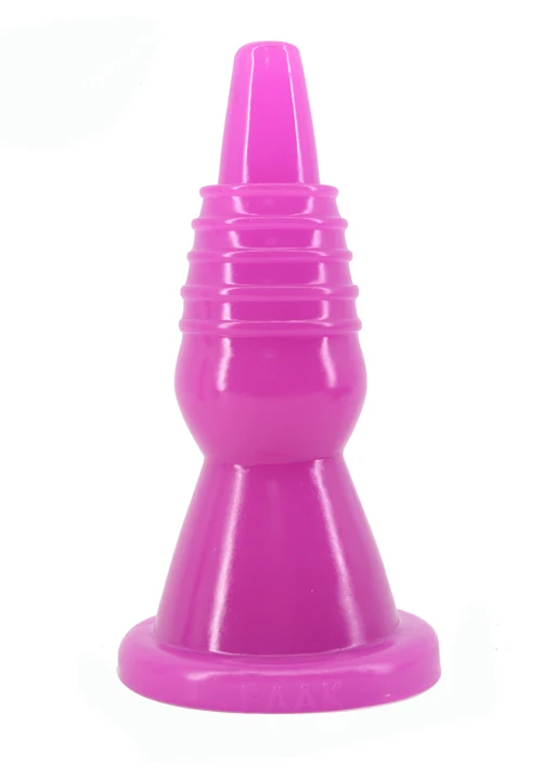 Большая Анальная пробка с резьбовой головкой большой фаллоимитатор треугольная