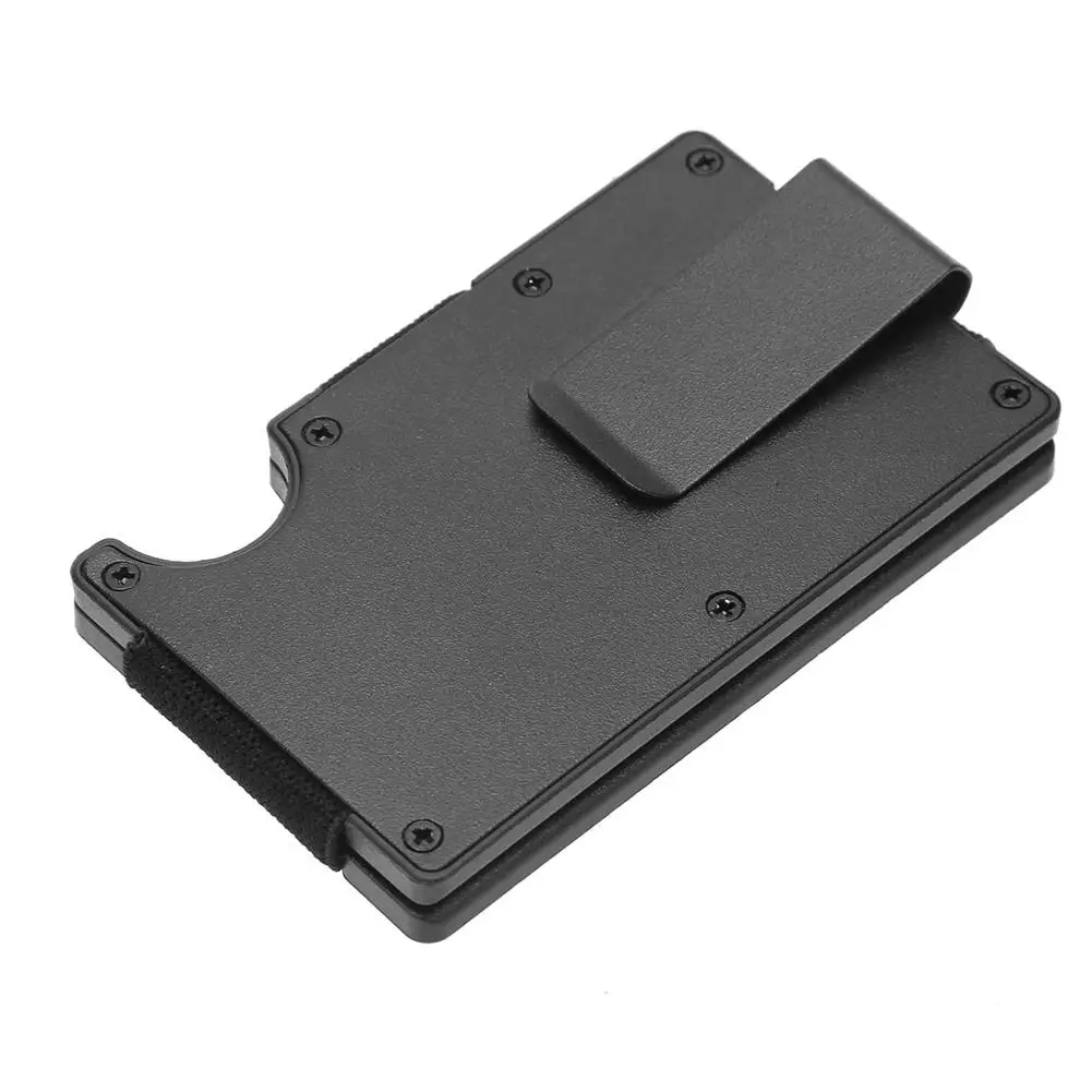 

Metal Credit Card Clips Wallet Money Clip Aluminum Slim RFID Metal Wallet Money Purse Card Clip for Men Women Wholesale