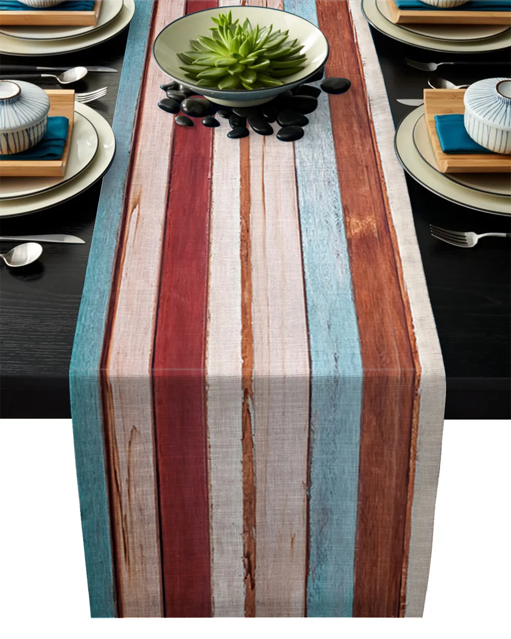 Полотно мешковина Настольная дорожка комод шарфы красочный фон для фотосъемки с