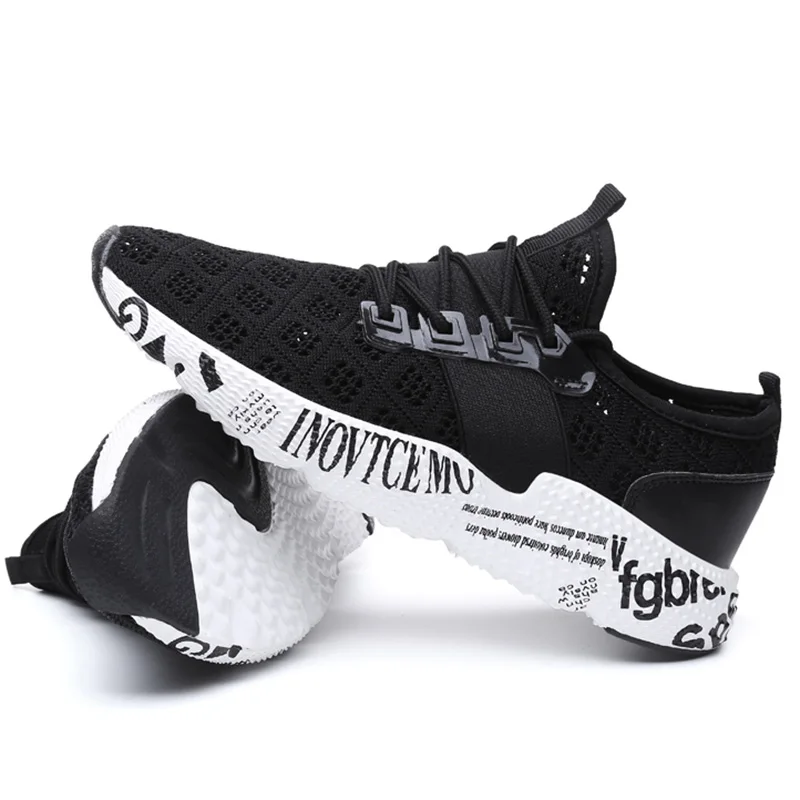 Дышащие сетчатые кроссовки для бега мужские спортивные Нескользящие