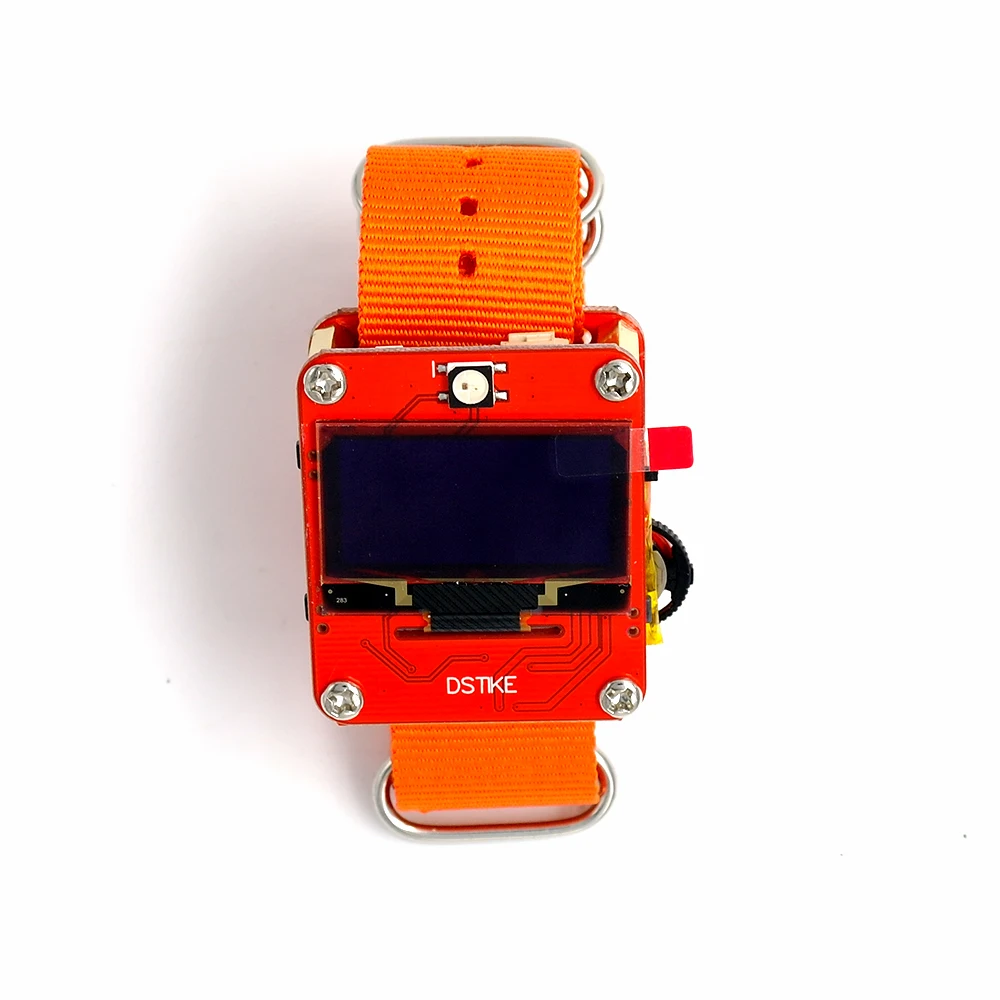 Wristband Orange DSTIKE WiFi Deauther Watch | умные часы | Arduino | NodeMCU | ESP8266 программируемая макетная плата - Цвет: Wristband Orange