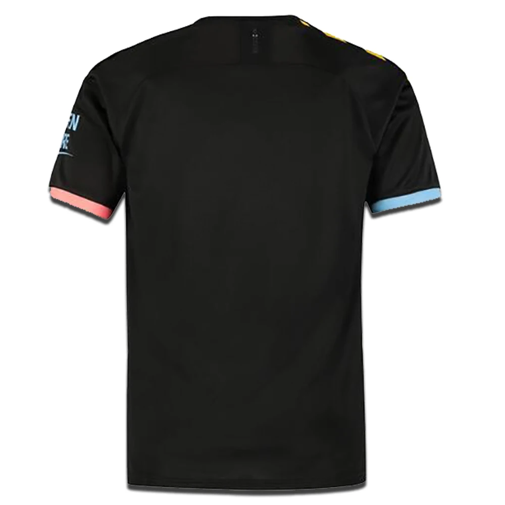 M-city away Мужские модные футболки, S-2XL, круглый вырез, Манчестерский город, топы для взрослых, детские футбольные футболки - Цвет: M-city away
