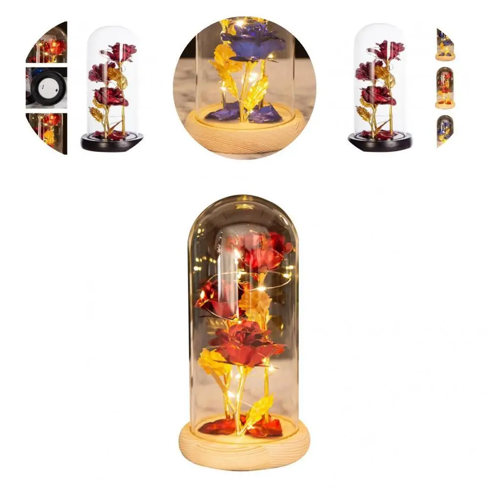 

Exquisite Long Lasting Unique Forever Rose with LED Light for Valentines Day