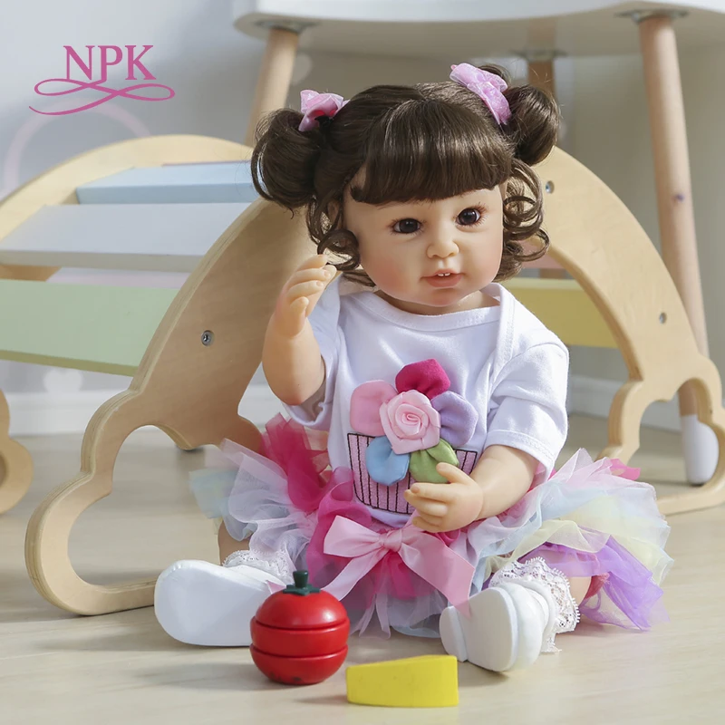 Кукла реборн силиконовая Реалистичная мягкая на ощупь гибкая Водонепроницаемая