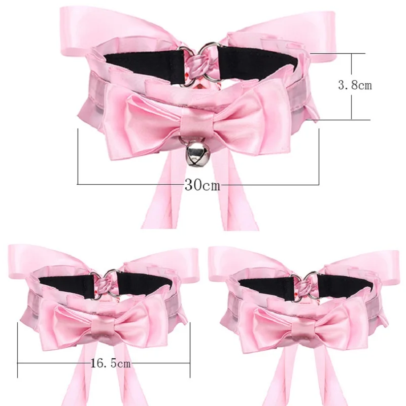 3 шт. эротические секс игрушки игры для пар женщина бантик наручники ошейник