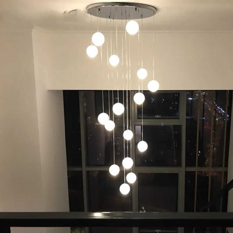

LED Chandeliers Lights Loft Coffee Bedroom Lighting lustres e Chandeliers para sala de jantar Modern Glass Pendant Lamps