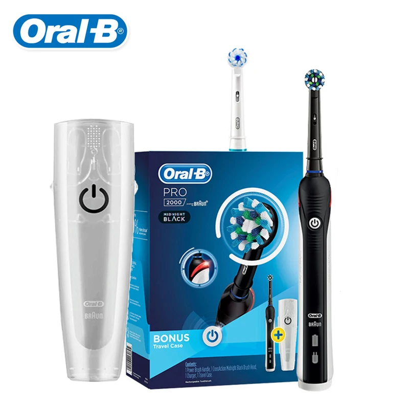 Oral B Pro2000 электрическая зубная щетка с звуковым вращением датчик давления 3d 2