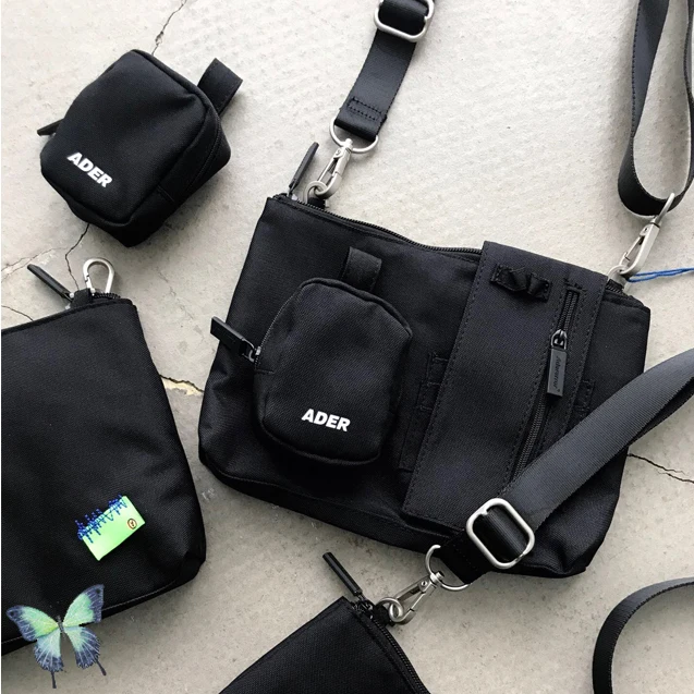 

Adererror Champa Bag Men and Women Polyester Ader Error Bag Casual Bag Combination Style Adererror 1:1 High Quality