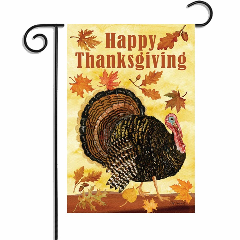 Реквизит украшения дома сад флаг Полиэстер Прямоугольник праздник печати