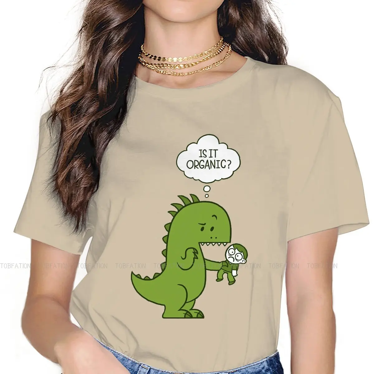 

Dinosaur TShirt for Woman Girl Organic 5XL Casual Tee T Shirt High Quality Loose