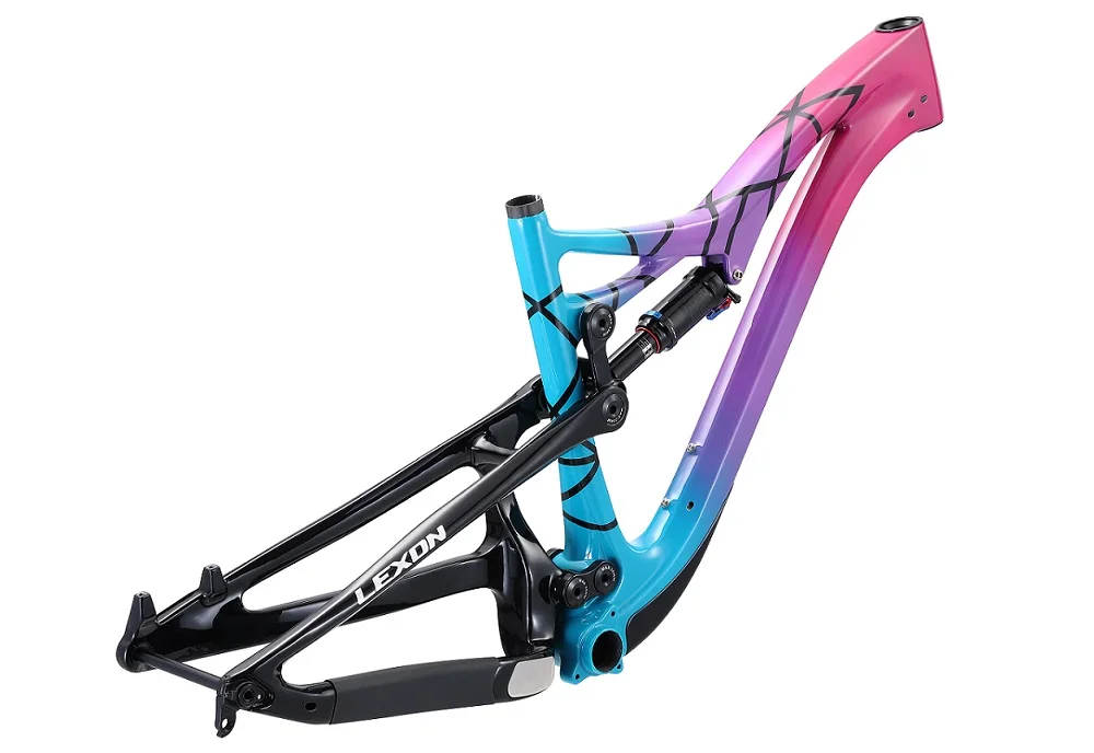 2022 LEXON SPARK 27 5 29er карбоновая подвесная рама MTB двойная BOOST148mm велосипедная Рама |