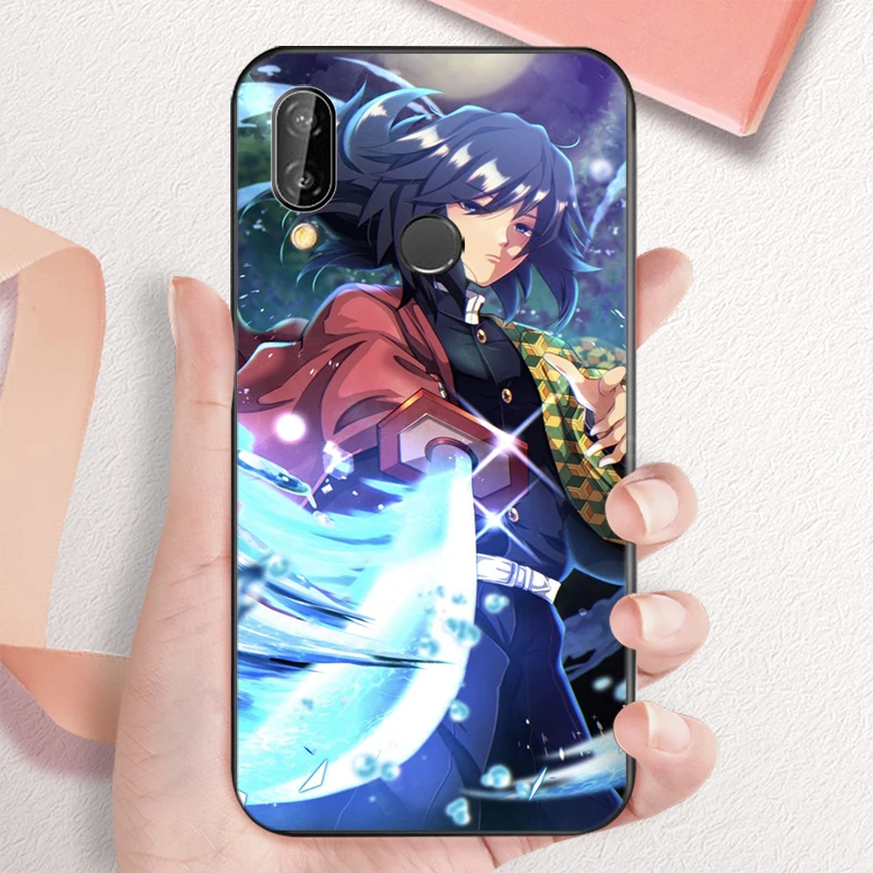 

Cartoon Demon Slayer Anime Phone Case For Huawei P30 Lite P30 P30 Pro P40 P40 Lite P40 Pro Plus Nezuko Tomioka Giyuu Soft TPU