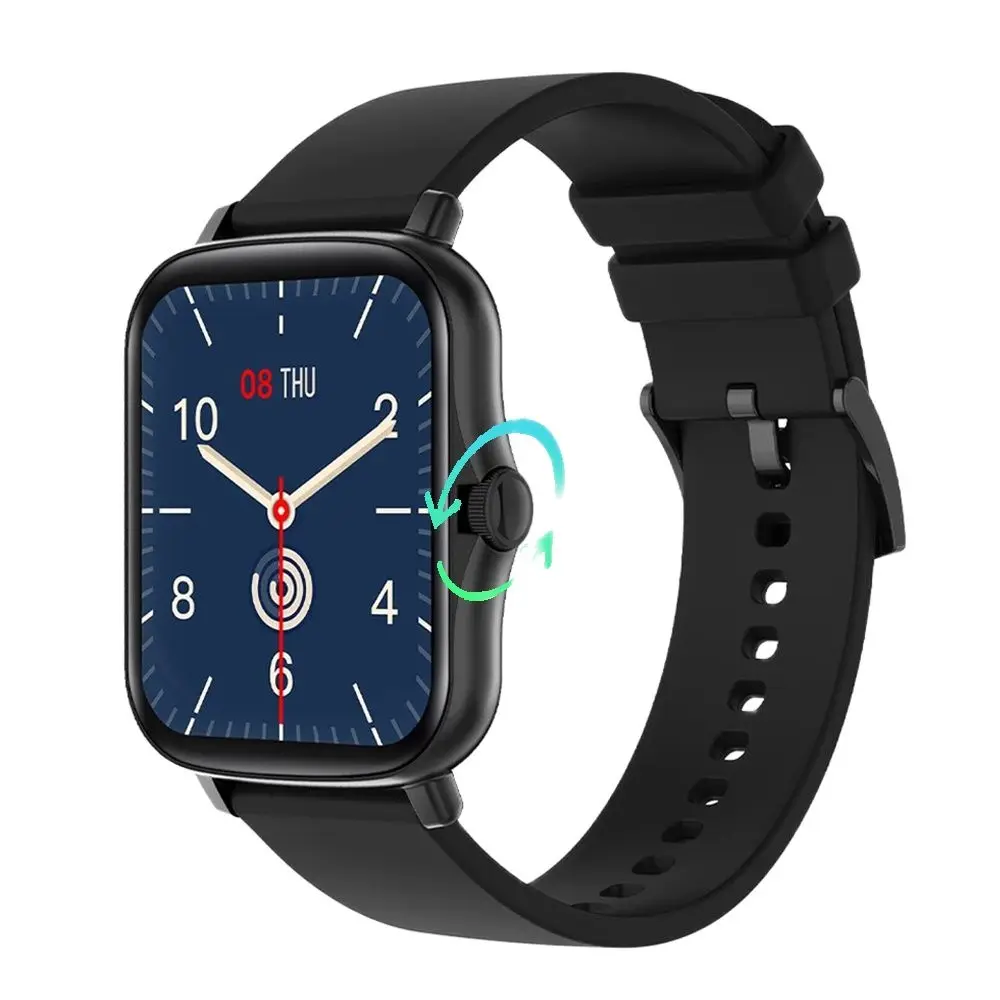 

2021 Full Touch Screen Rotate Button Y-20 Woman Smart Watch Fitness Tracker Smartwatch For Xiaomi IPhone Phone PK P8 Plus GTS 2