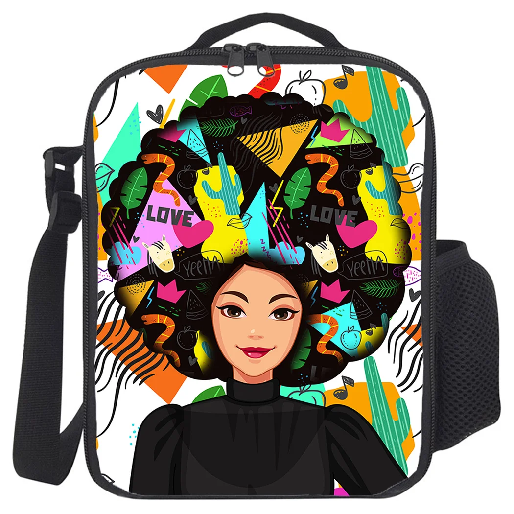 Портативная Изолированная коробка сумка для обеда женщин и девочек креативная