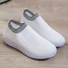 Женская обувь, женская обувь, стрейчевая ткань, вязаные носки, повседневная обувь, женские кроссовки светильник слипоны, женские лоферы, женская спортивная обувь