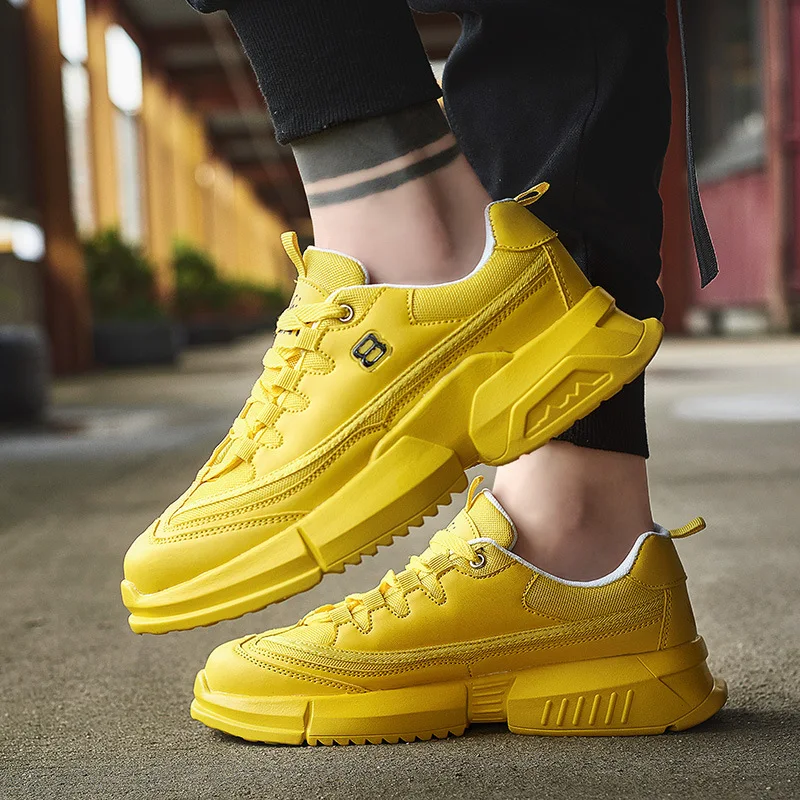 Люминесцентная зеленая обувь для мужчин дышащая бега коллекция 2019 года сезон