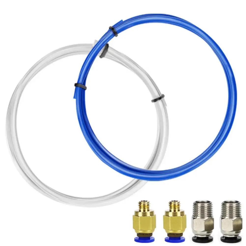 1 Set High-quality PTFE Tube M6 M10 Pneumatic Connector 3D Printer Accessories Set