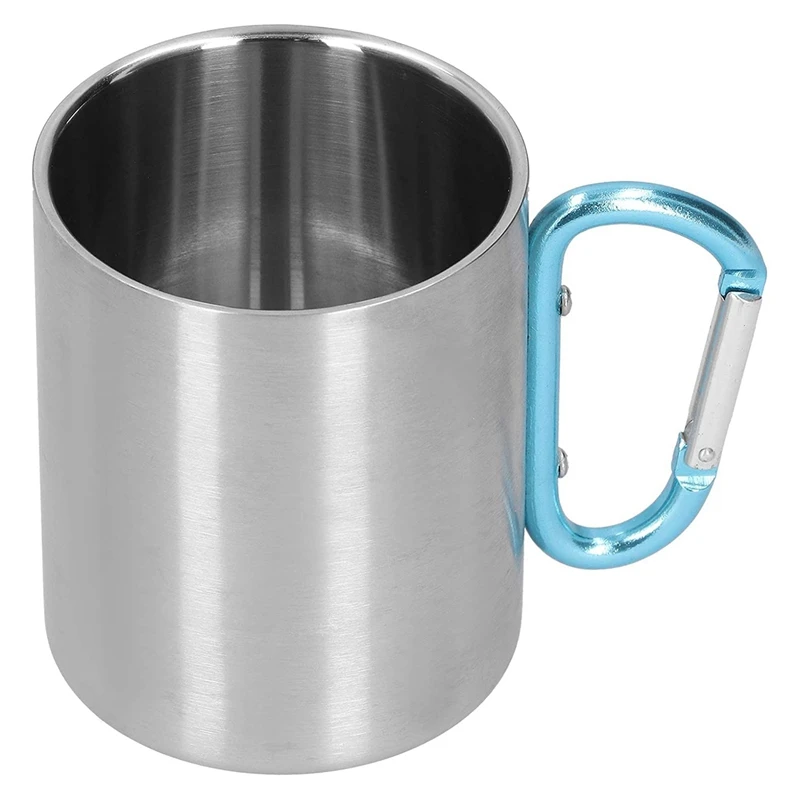 Кофейная чашка для кемпинга 12 унций кофейная из нержавеющей стали дома и офиса