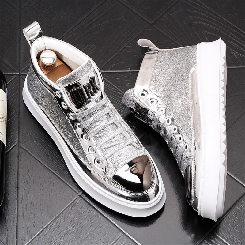 Мужские высокие кроссовки дизайнерская обувь в стиле хип-хоп ботильоны