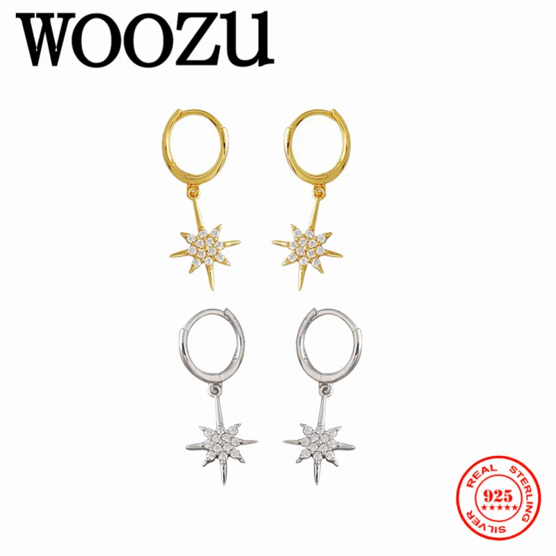 WOOZU натуральная 925 стерлингового серебра браслеты с подвесками шикарные