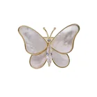 Женская Классическая Брошь в виде бабочки, с фианитом