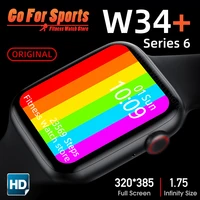 smart watch w34 pro smartwatch 2020 series 6 call fitness bracelet men women watches reloj pk iwo 13 amazfit gts neo w26 w46