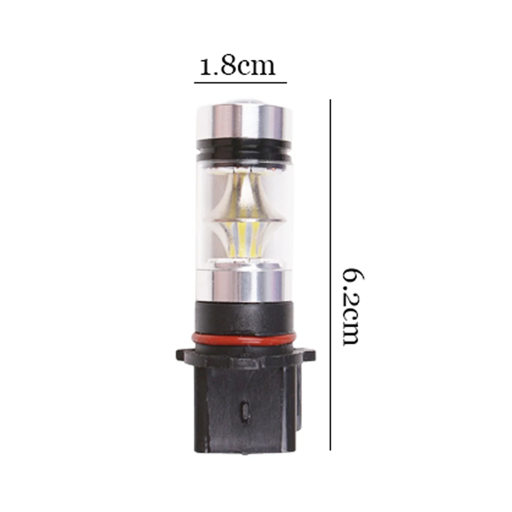 2 шт. P13W PSX26W автомобильный светодиод противотуманный 2835 SMD 20 светодиодный 100 Вт Erorr бесплатно DRL Вождение автомобиля бег противотуманная фара передняя фара 12 В