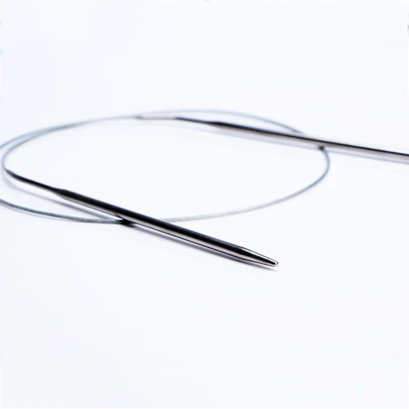 1 Pcs 80cm Stainless Steel Circular Knitting Needles Crochet for DIY Weaving Pins Needle Craft Tools | Украшения и аксессуары