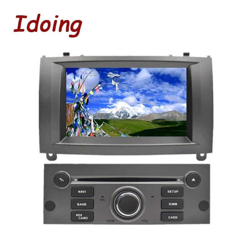 Автомагнитола Idoing с 7 дюймовым дисплеем восьмиядерным процессором ОЗУ 4 Гб ПЗУ 32