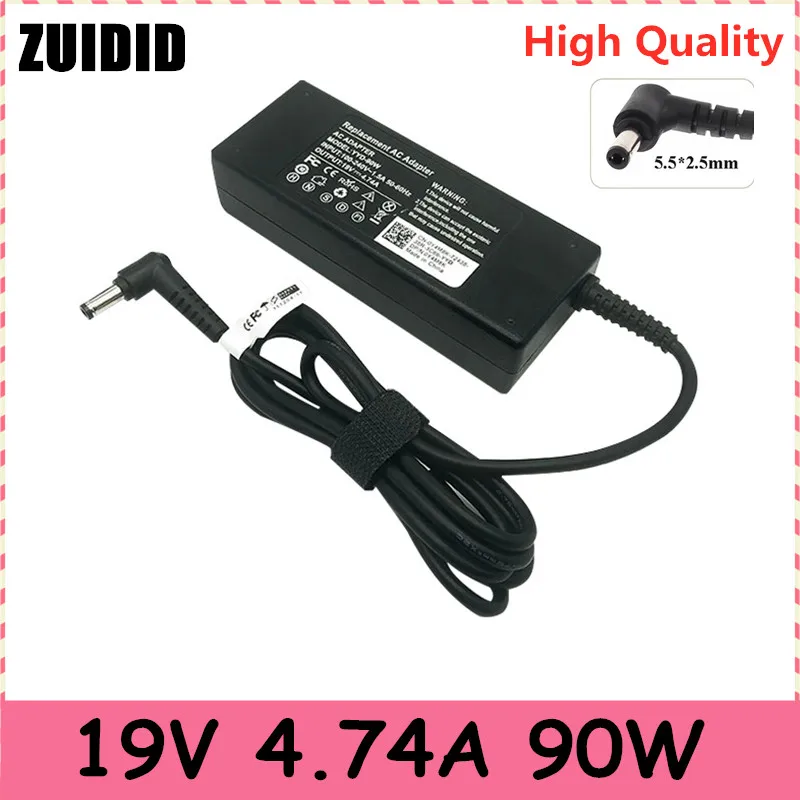 

19V 4.74A 90W 5.5*2.5mm AC Power Laptop Charger For ASUS/Toshiba/Lenovo Adapter A46C X43B A8J K52 U1 U3 S5 W3 W7 Z3 Notebook