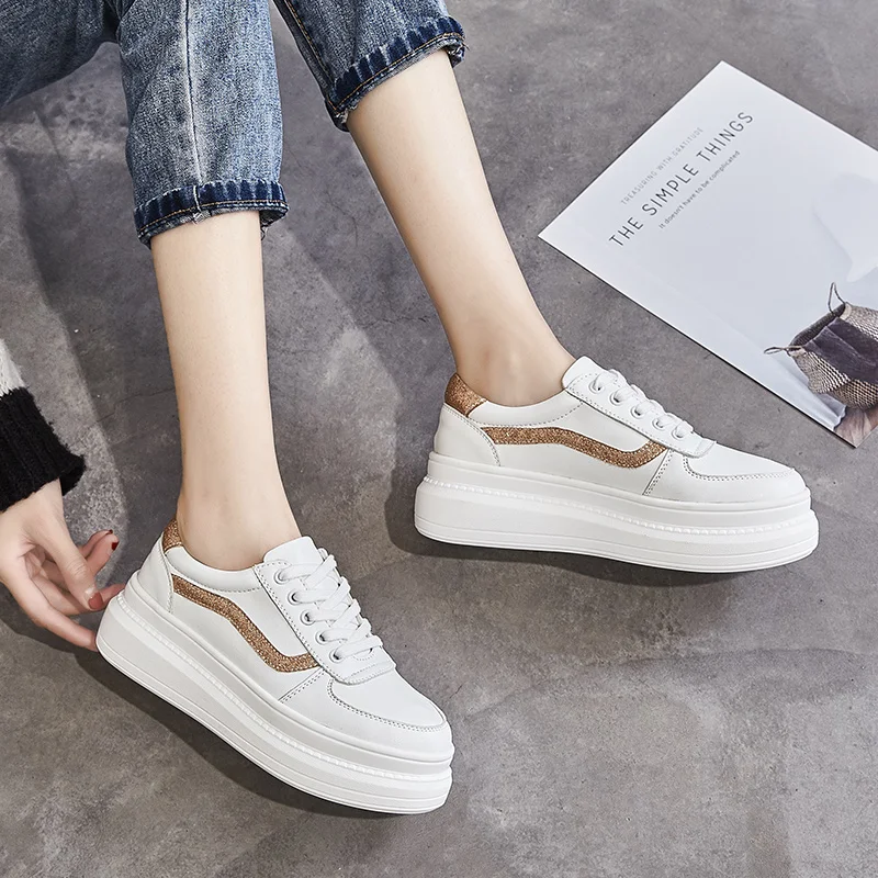 Женские теннисные туфли мягкие кроссовки на платформе спортивная обувь для