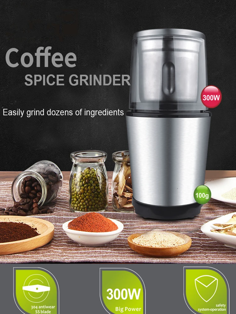 SUSWEETLIFE Mini coffee grinding machine household electric portable 100g low noise | Бытовая техника