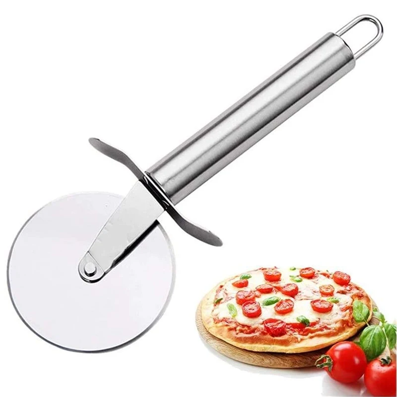Нож для пиццы из нержавеющей стали сверхострое лезвие торта ножницы вафли