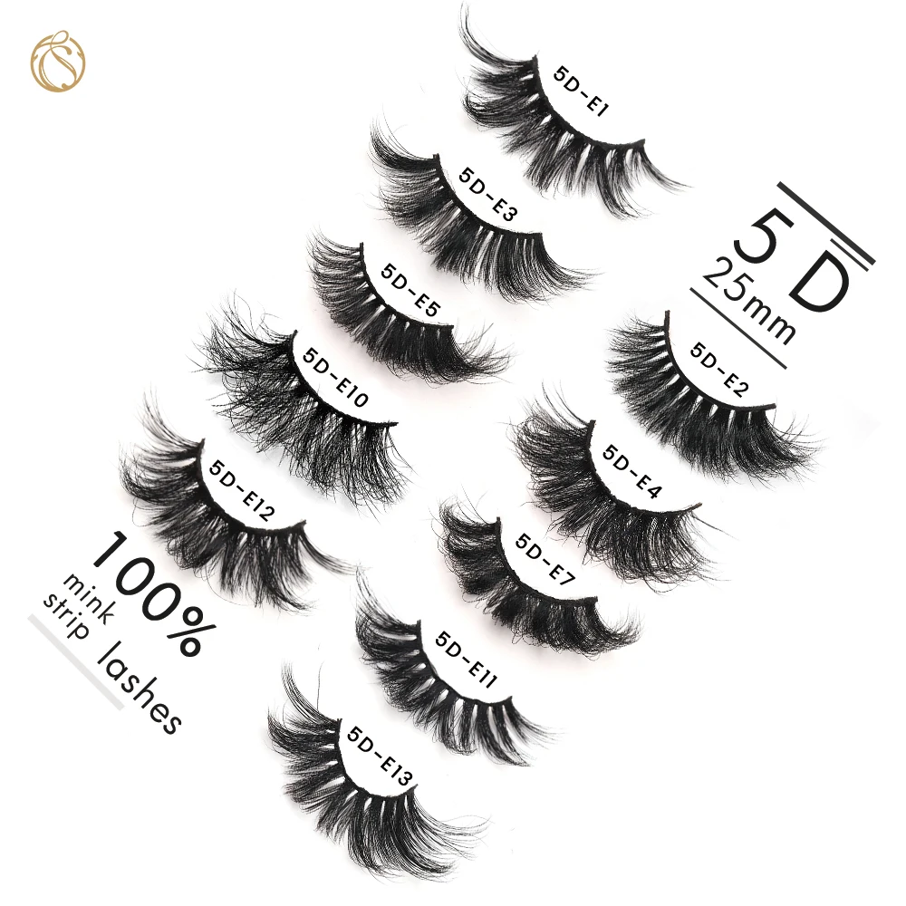 Fiuffy толстые 5d 25 мм норковые ресницы ручной работы высокого качества 100% настоящие