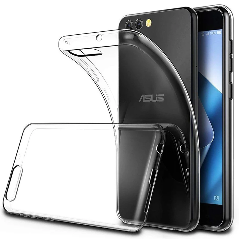 Оригинальные прозрачные чехлы из ТПУ для ASUS ZenFone 4 Max ZC520KL / Pro Plus ZC554KL задняя крышка