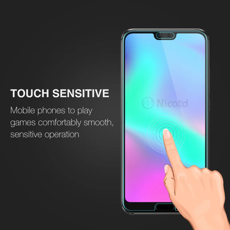 Закаленное стекло Nicotd Премиум Защитная пленка для Huawei Y9 2019 G6 G7 P8 Lite Y5 2018 Honor 6 7 8x 4c 9