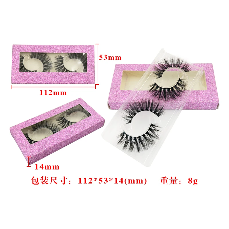 iflovedekd 2 pairs Handmade natural false eyelashes 3D Faux Mink Hair Makeup Extension Tools Thick False Eyelash | Красота и здоровье