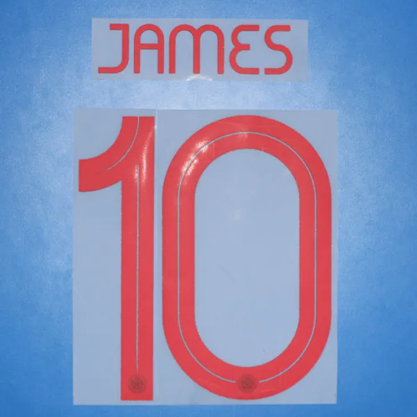 Colombia Print Number Custom Name Patches Badges Stamping
