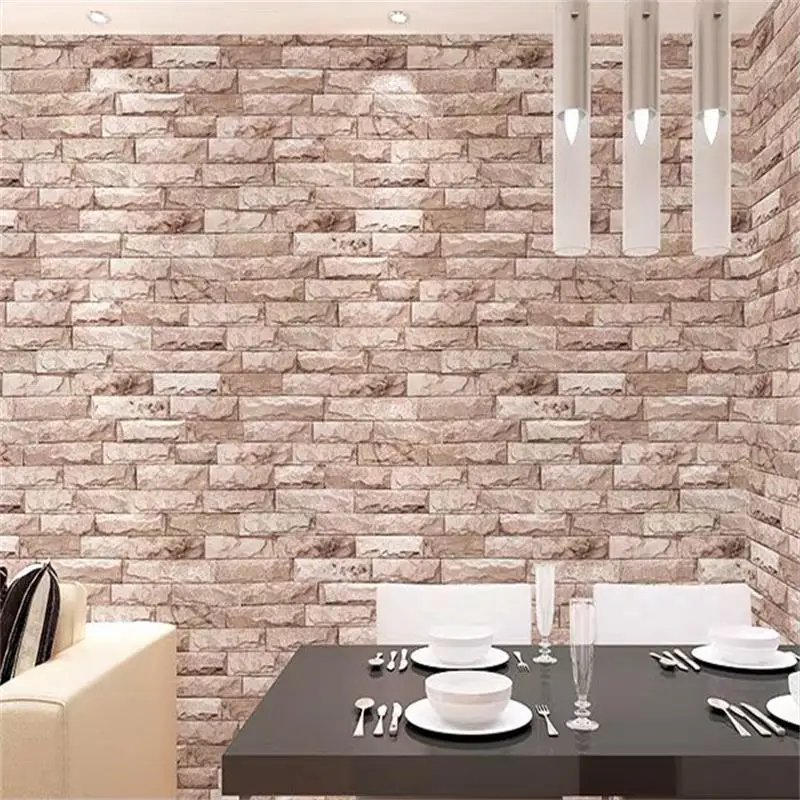 Утолщенные самоклеящиеся обои с 3d-изображением кирпича английского алфавита в