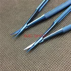 Титановый сплав офтальмологические Ножницы Щипцы Пинцет микрохирургические инструменты для глаз