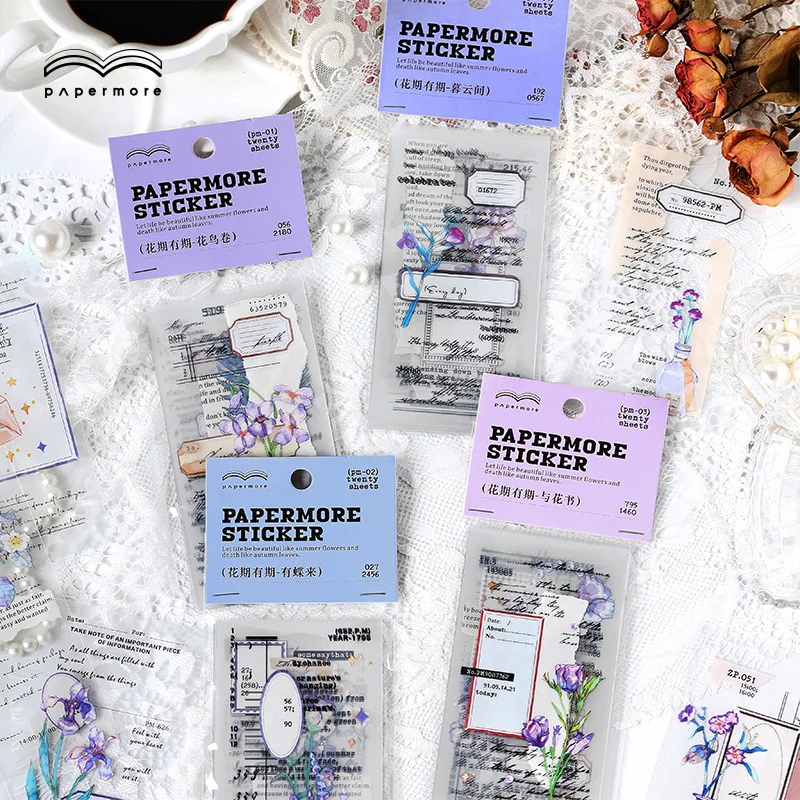 

10pcs/lot Stationery Stickers Flowering series Stickers Diary Decorative Mobile Stickers Scrapbooking DIY Craft