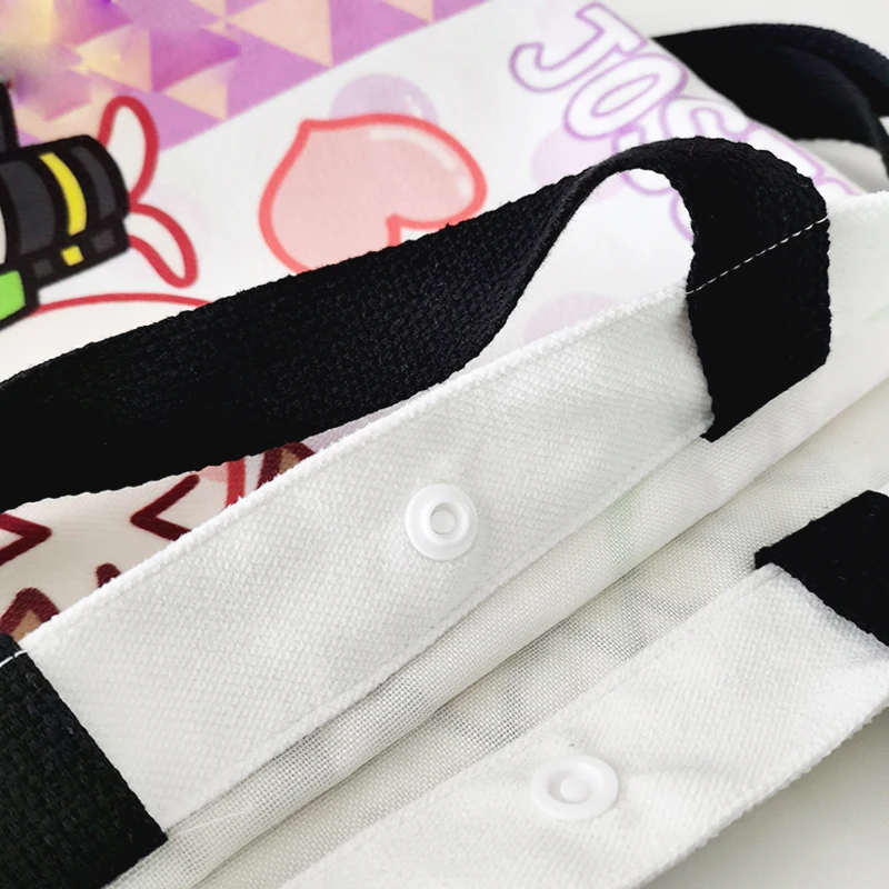 

Anime JoJo's Bizarre Adventure Cosplay Cartoon Student Canvas Bag Messenger Bag Fashion School Bag Casual Shoulder Bag Gift